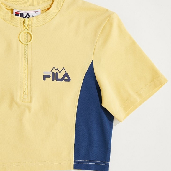 FILA Iona Half-Zipped Crop Top | women's small - Picture 2 of 4